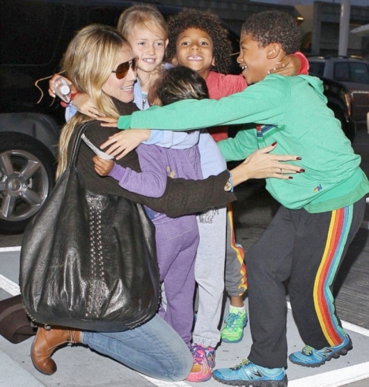Heidi Klum with Her Kids